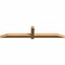Ekena Millwork Eugene Smooth Timber Gable Bracket, Western Red Cedar, 72"W x 15"H x 3 1/2"D x 3 1/2"F, 5/12 Pitch GBW072X15X0404EUG00SWR - alternate 4
